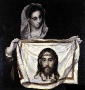 GRECO, El St Veronica Holding the Veil oil painting artist